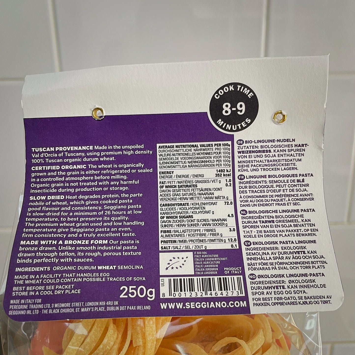 Organic Linguine Pasta