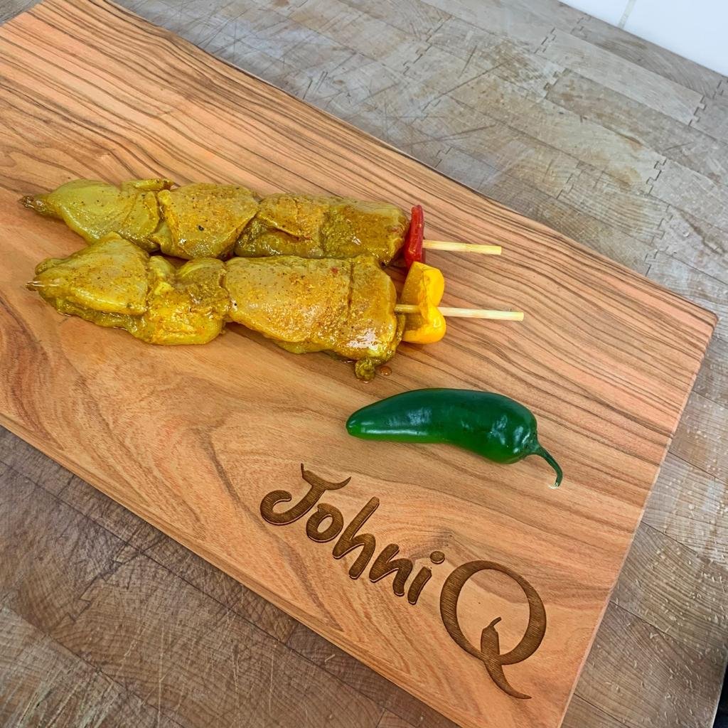 Mild Curry Chicken Kebabs (Pack of 1)