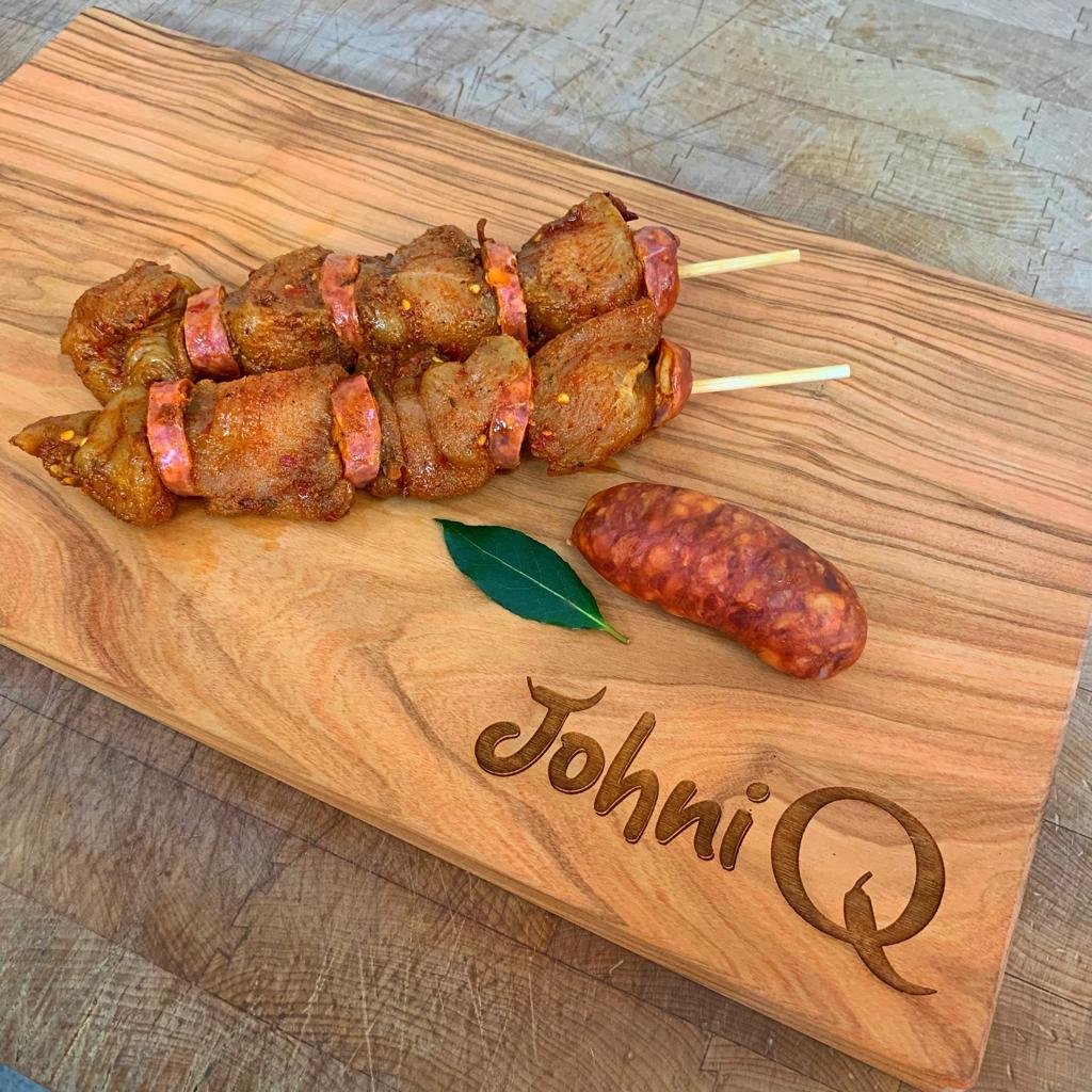 Hot & Spicy Chicken Chorizo Kebabs (Pack of 1)