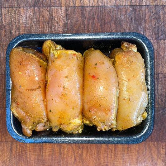 Mild Curry Chicken Thighs (Skinless & Boneless, Pack of 6)