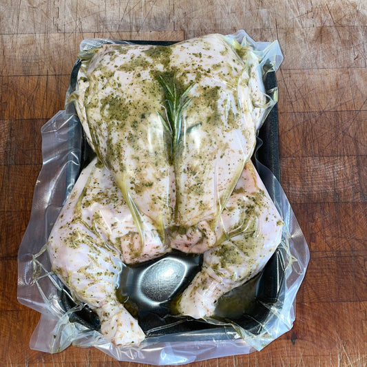 Rosemary & Garlic Spatchcock Chicken (1.8kg)